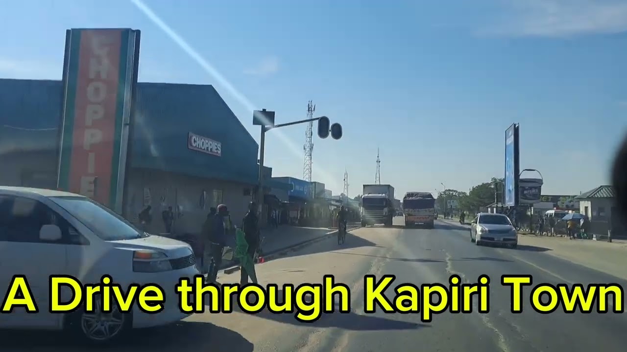 A Drive from Kapiri Mposhi to Kabwe Broken hill.