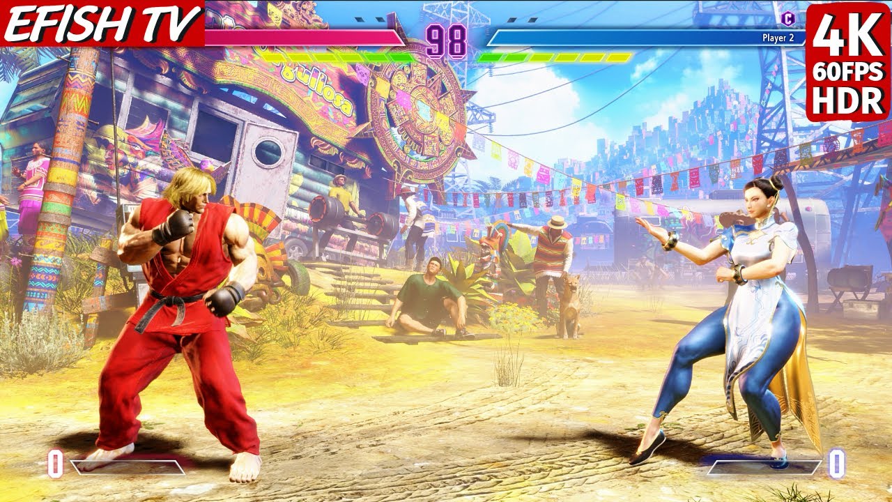 Ken vs Chun-Li (Hardest AI) - Street Fighter 6