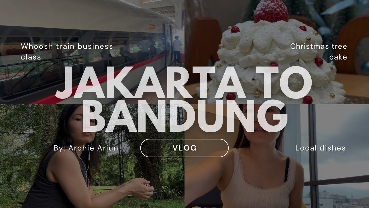 Traveling on a Whoosh train, Bandung cuisine, Rainy days