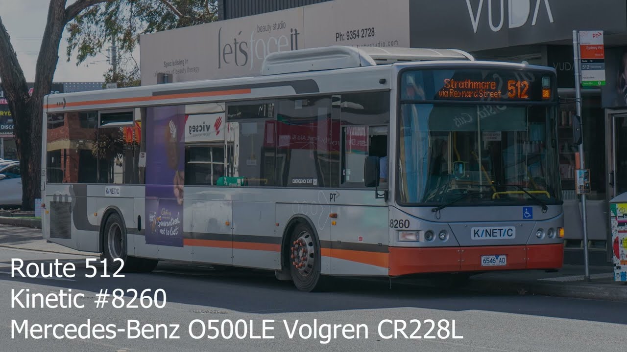 Kinetic #8260 (Mercedes-Benz O500LE, Volgren CR228L)