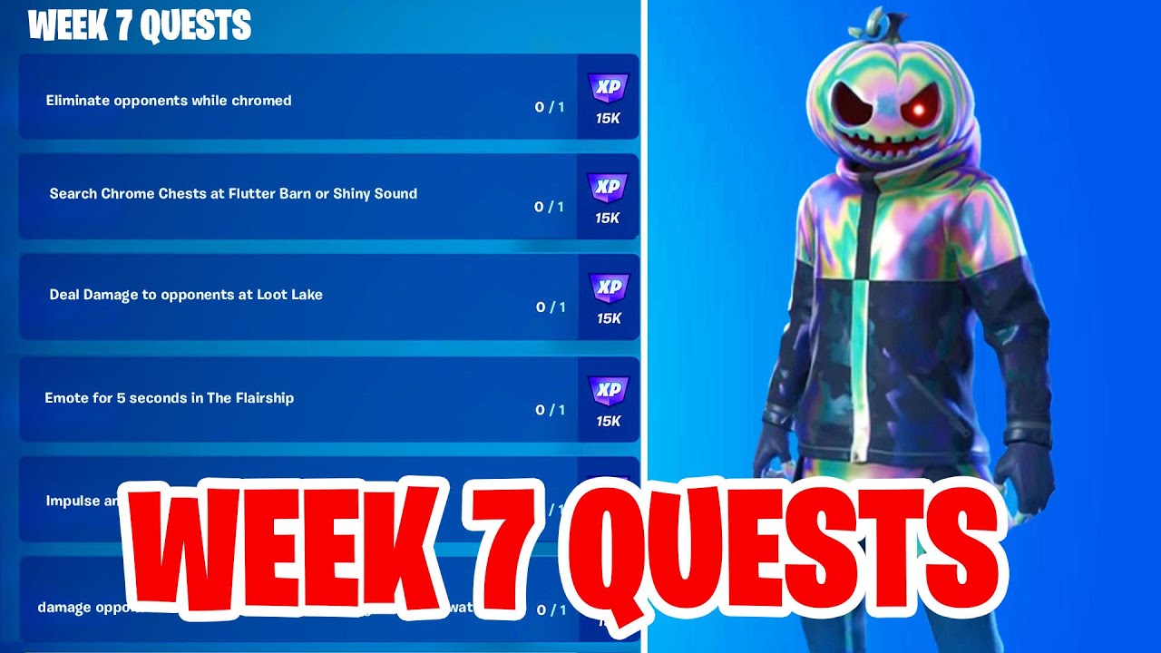 Week 7 Quest Fortnite - All Week 7 weekly Challenges & Quests guide
