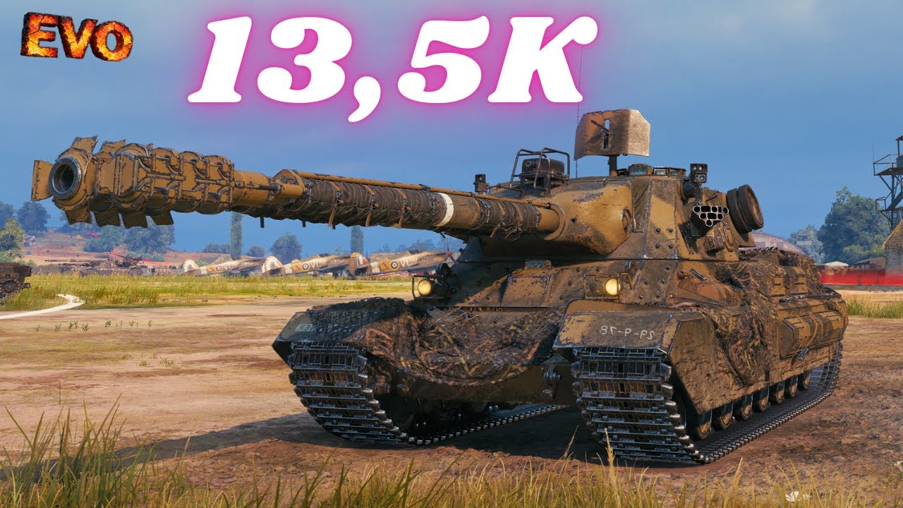 WOT Canopener  13,5K Damage & Super Conqueror 10.8K Damage 7 Kills