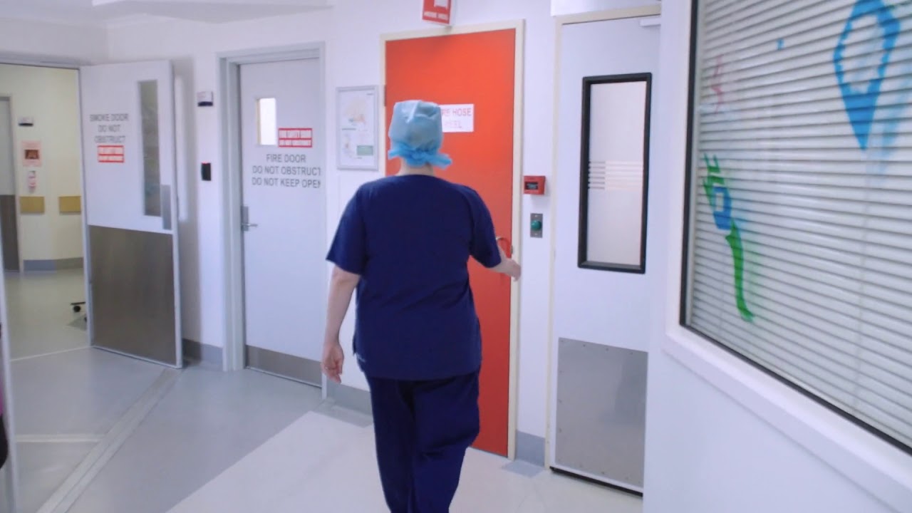 Theatre Doors at Northern Hospital