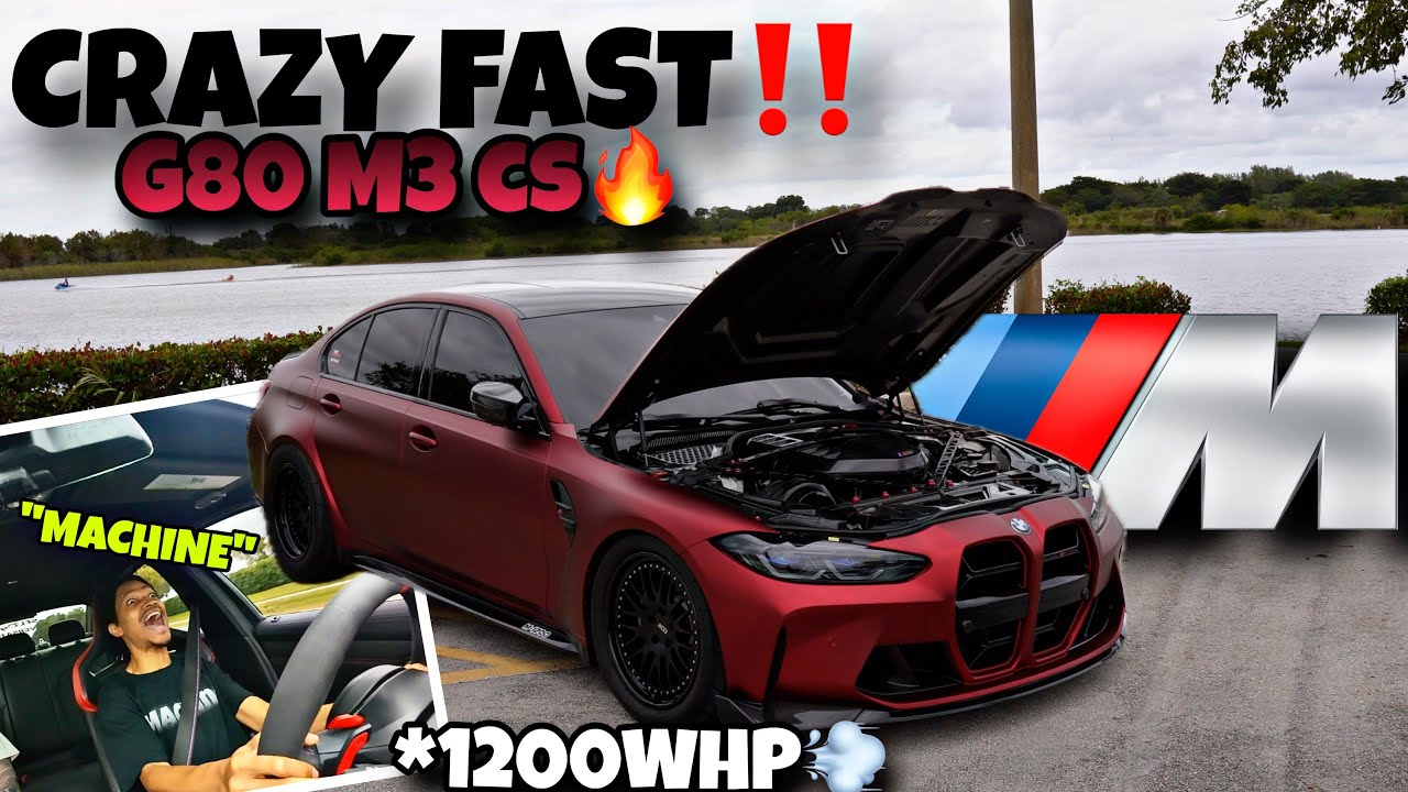 Этот BMW M3 G80 2024 года &mdash; просто безумно быстрый‼️ *1200 л.с.* (Он разрешил мне на нём прокатит...