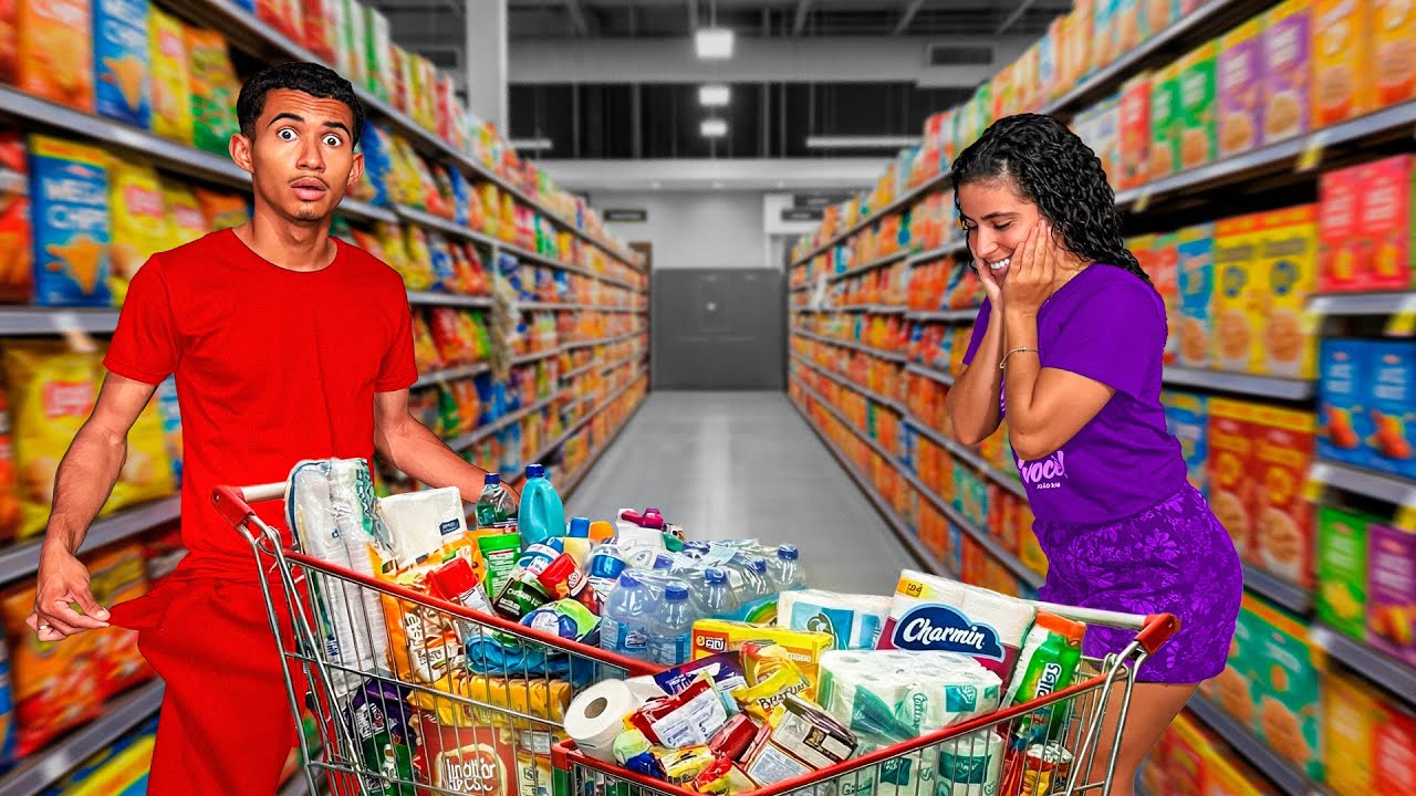 GASTAMOS 3 MIL REAlS EM COMPRAS NO MERCADO😱