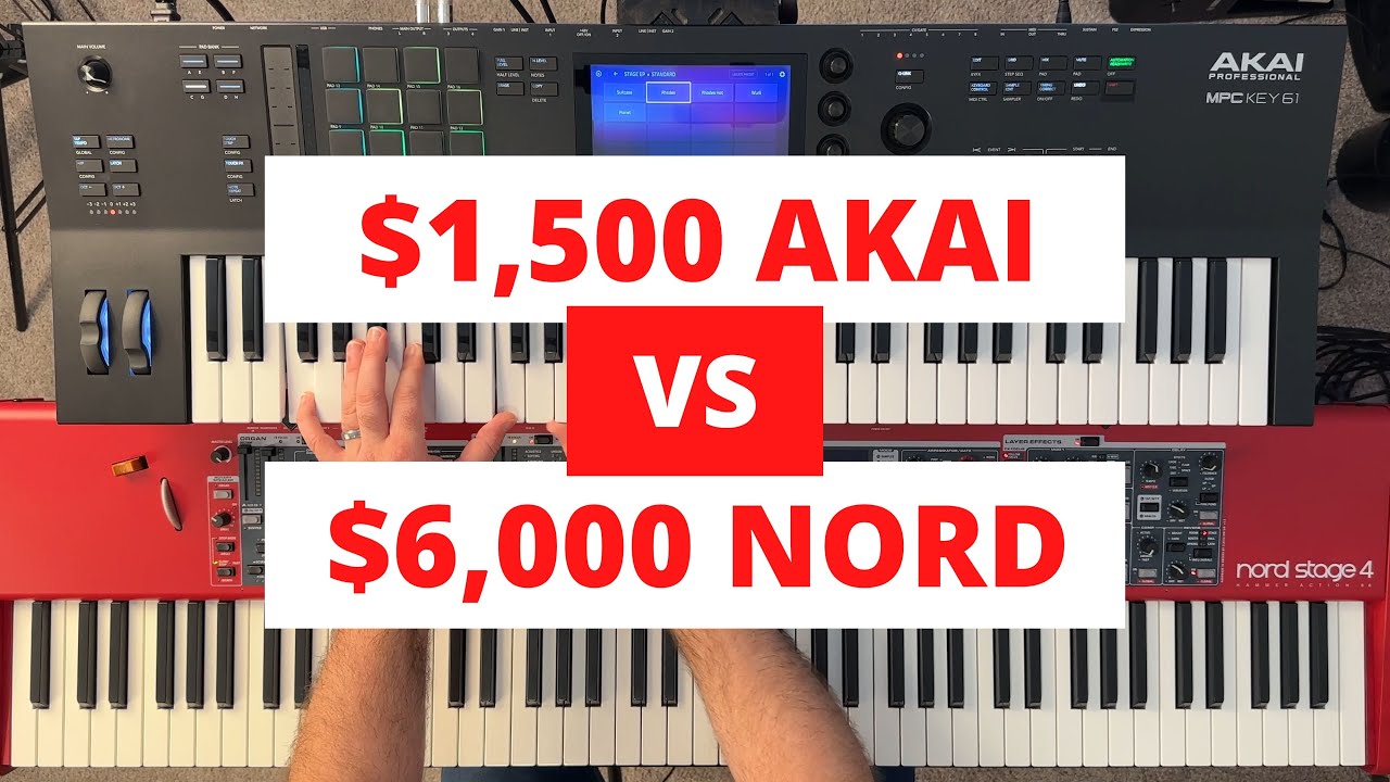 Nord Stage 4 против Akai MPC Key 61 — несправедливое сравнение?