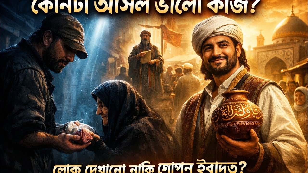 লোক দেখানো ভালো কাজ নাকি গোপন ইখলাস? এক শিক্ষণীয় গল্প #ইমান বৃদ্ধি গল্প #বাংলাগল্প #ইসলামিকশিক্ষা