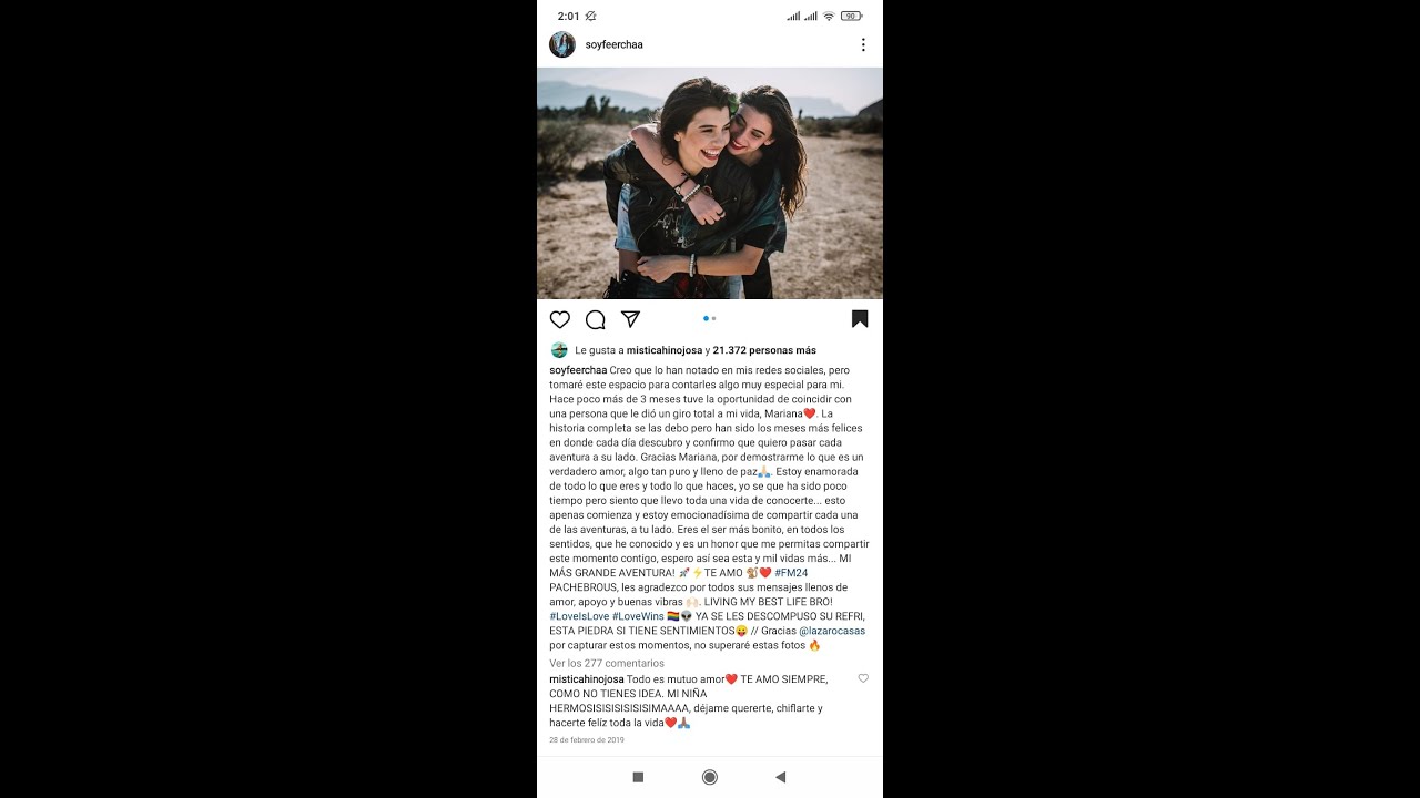 COMENTARIOS DE LA MISTICA EN FOTOS DE FERCHA #RECUERDOS