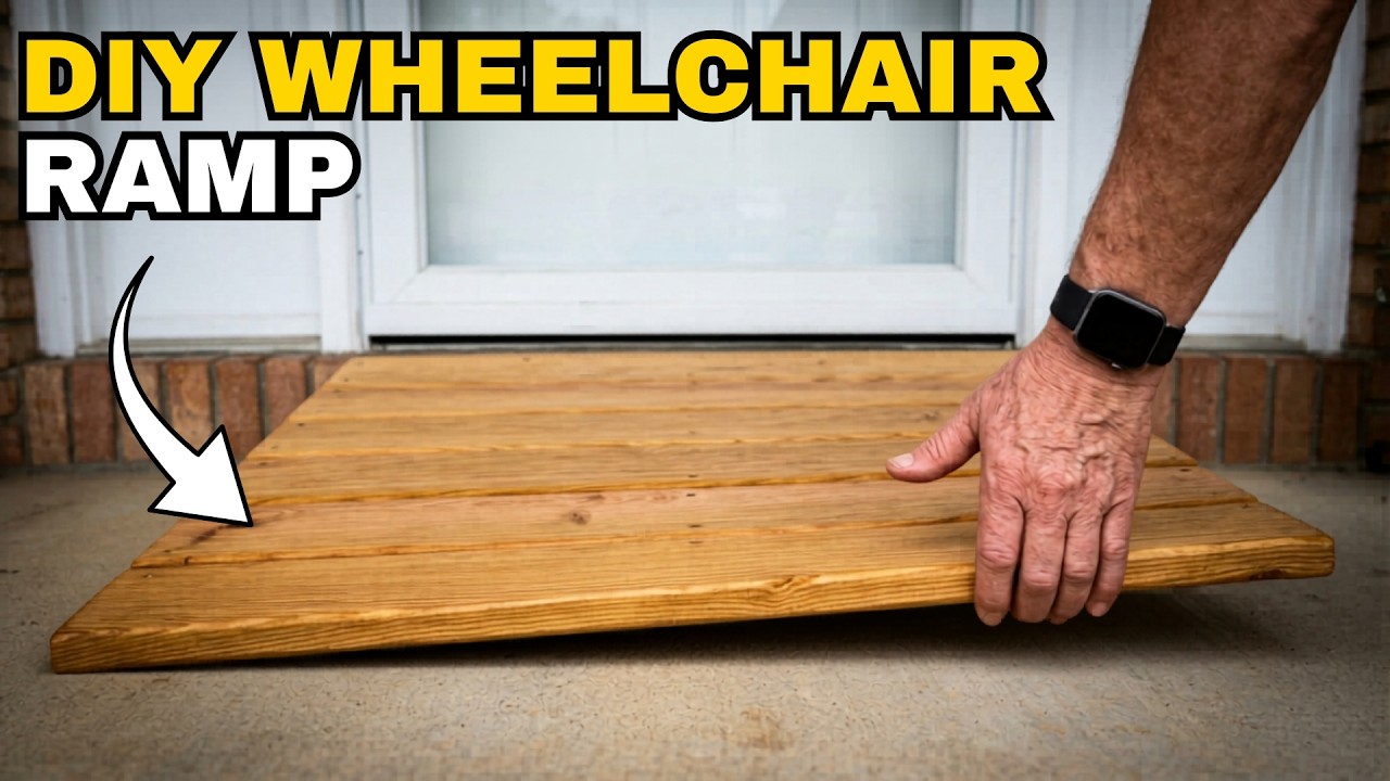 DIY How to Build a Wheel Chair Ramp that’s Removable (Complete Guide)
