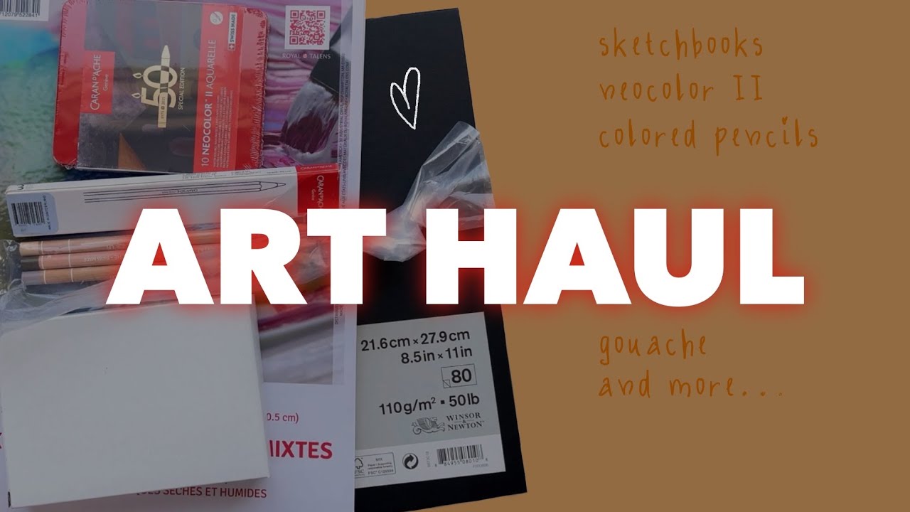 Art Haul - Sketchbooks, Neocolor II, Gouache and more