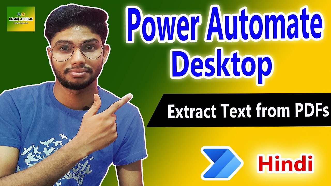 How to Extract Data from PDF using Power Automate Desktop in Hindi