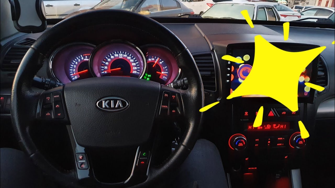 ОБЗОР МАГНИТОЛЫ 2 DIN JUNSUN V1 ANDROID 10,0 2G + 32G DSP НА KIA SORENTO XM 2009-2012