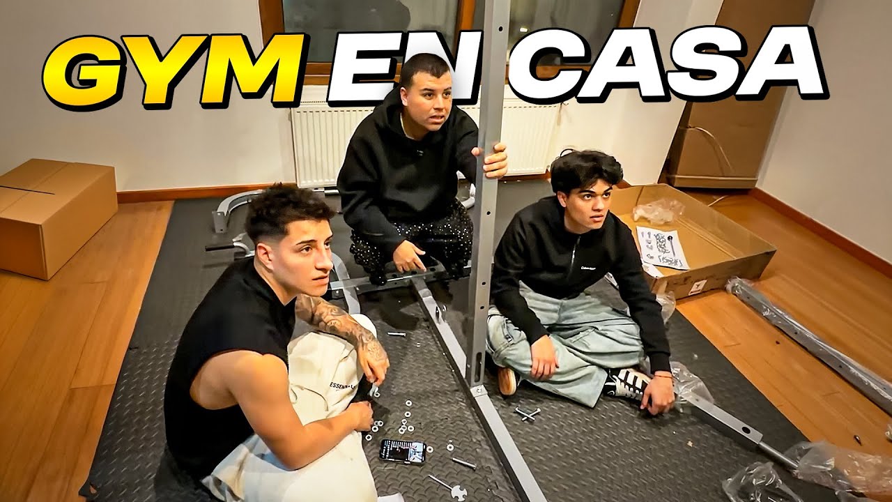 ARMANDO UN GYM EN MI CASA 💪🤣 | BykingCL