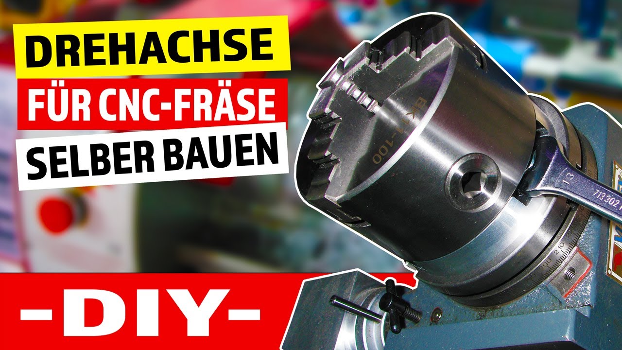 So baut ihr euch eine Drehachse f&uuml;r eine CNC Fr&auml;se aus einem Teilapparat selbst!