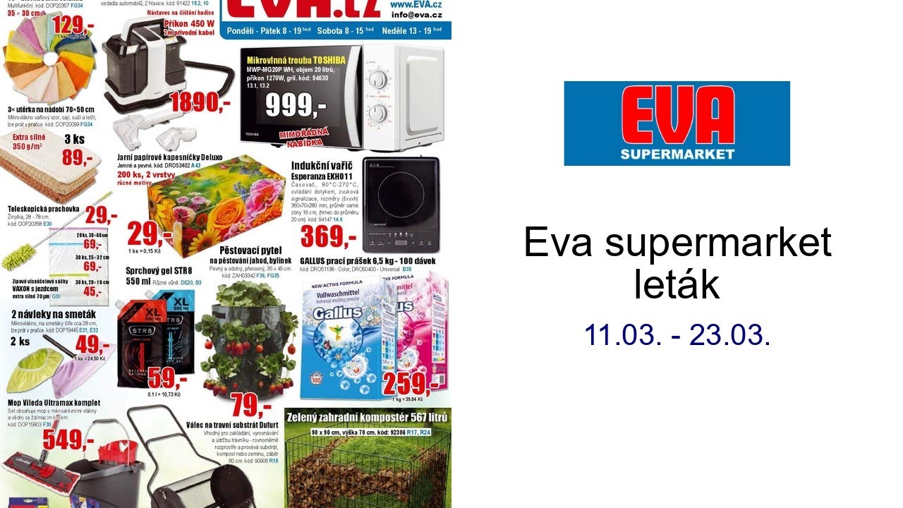 Eva supermarket leták 11.03. - 23.03.