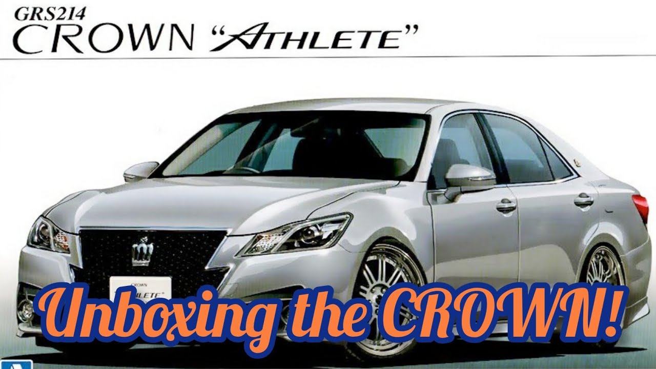 Unboxing: Toyota Crown GRS214 'Athlete' 1/24 scale - Aoshima