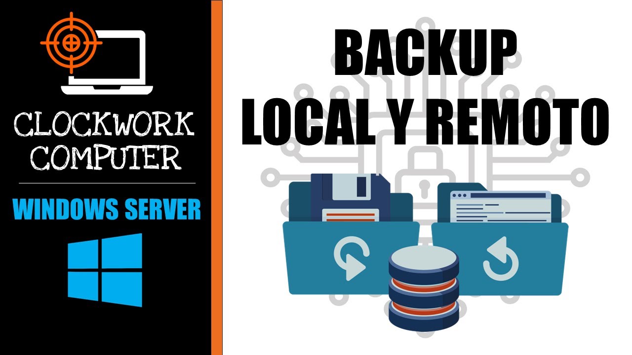 💾Crear y restaurar BACKUP en WINDOWS SERVER 2022 en LOCAL y en REMOTO