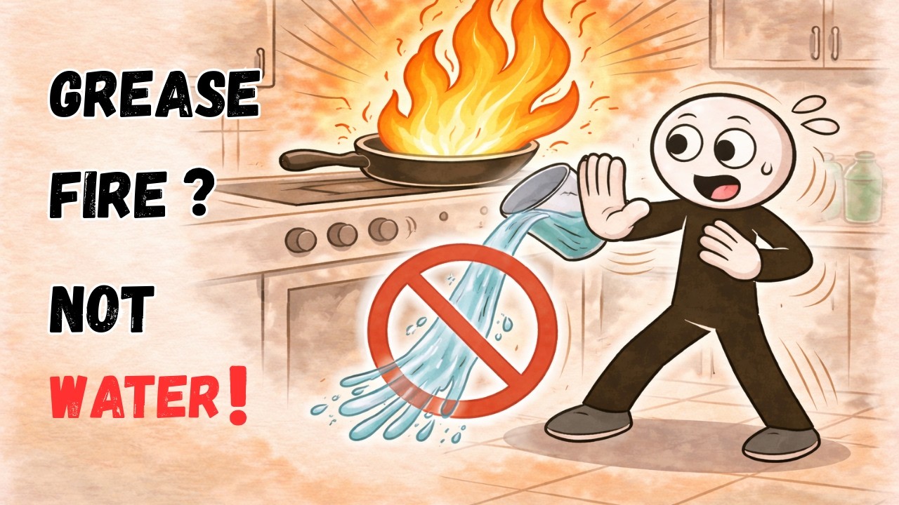 Grease Fire Climbing? Here's What Stops It in Seconds