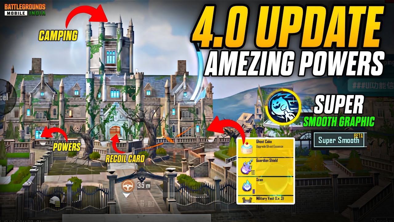 BGMI 4.0 Update 🥵| How to use Powers - Explain 