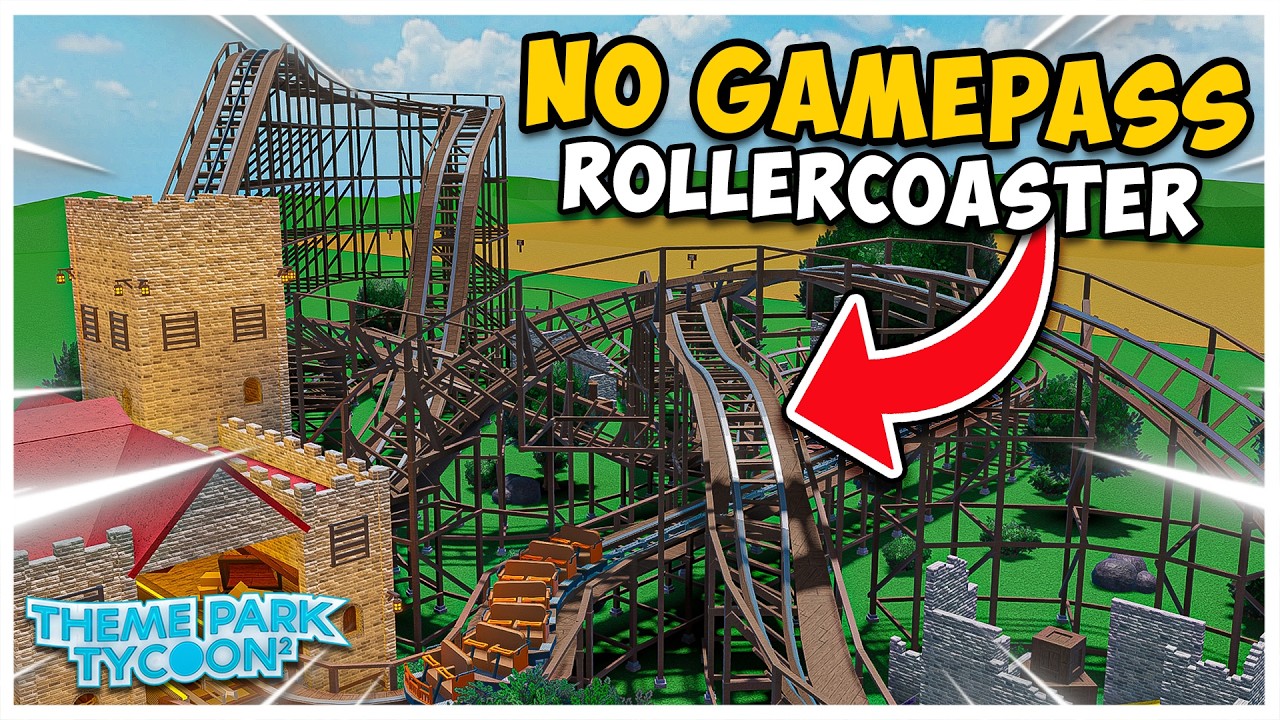 Можно ли сделать ХОРОШИЕ американские горки БЕЗ ИГРОВЫХ ПРОПУСКОВ в Theme Park Tycoon 2?!