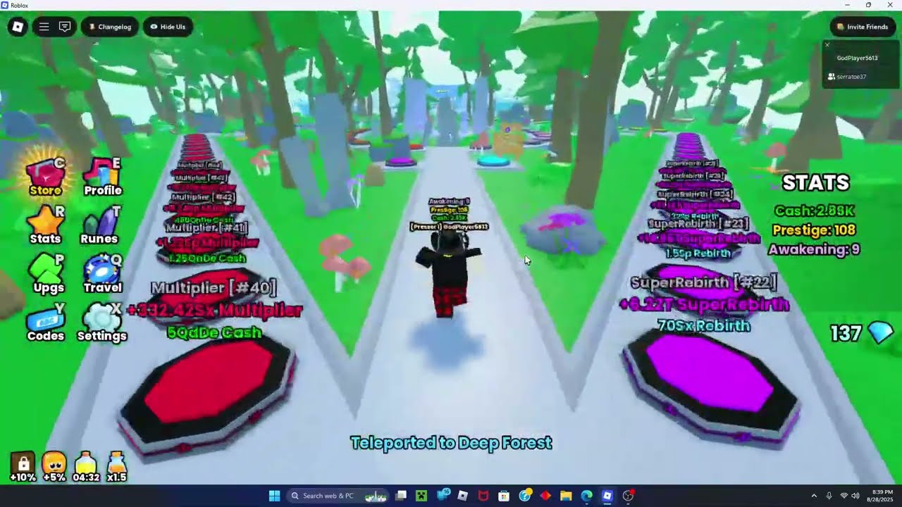 Playing Insane Button Simulator 2