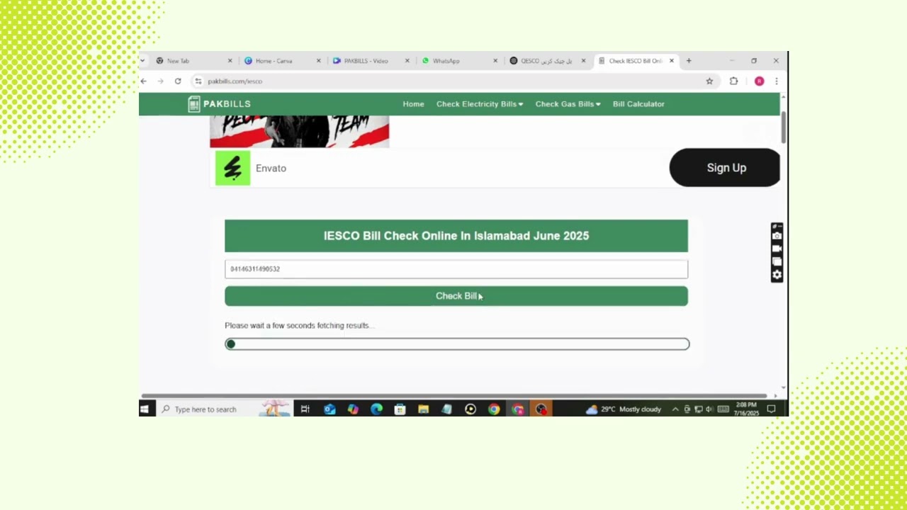 Check IESCO Electricity Bill Online | Enter 14-Digit Reference Number | PakBills
