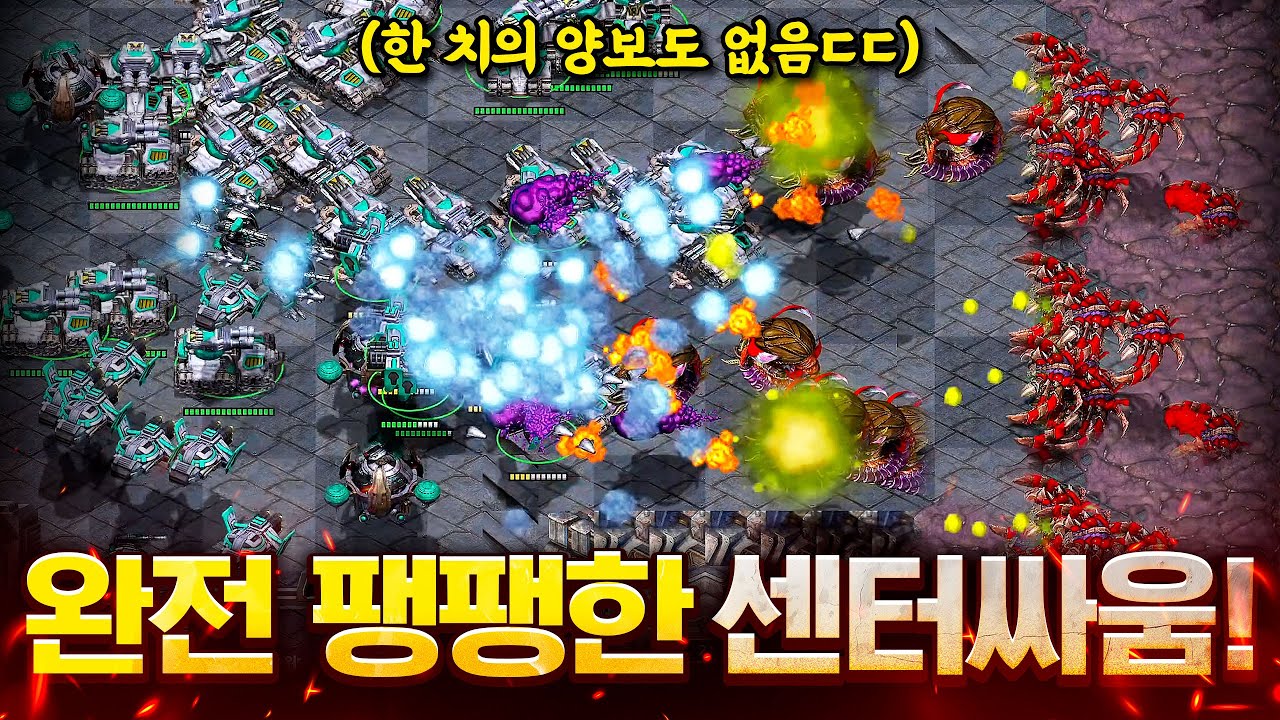 캬.. 서로 피 터지게 싸우는 완전 챙팽한 센터 대전쟁! 빨무는 이런 게임이 재밌습니다