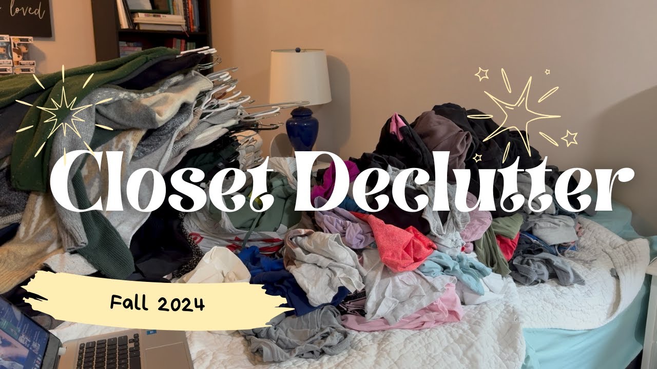 Decluttering my Closet Fall 2024