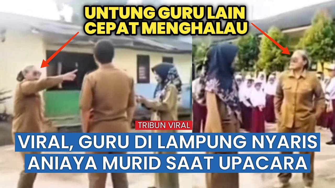 Viral Guru Ngamuk, Murid SD Berhamburan Ketakutan