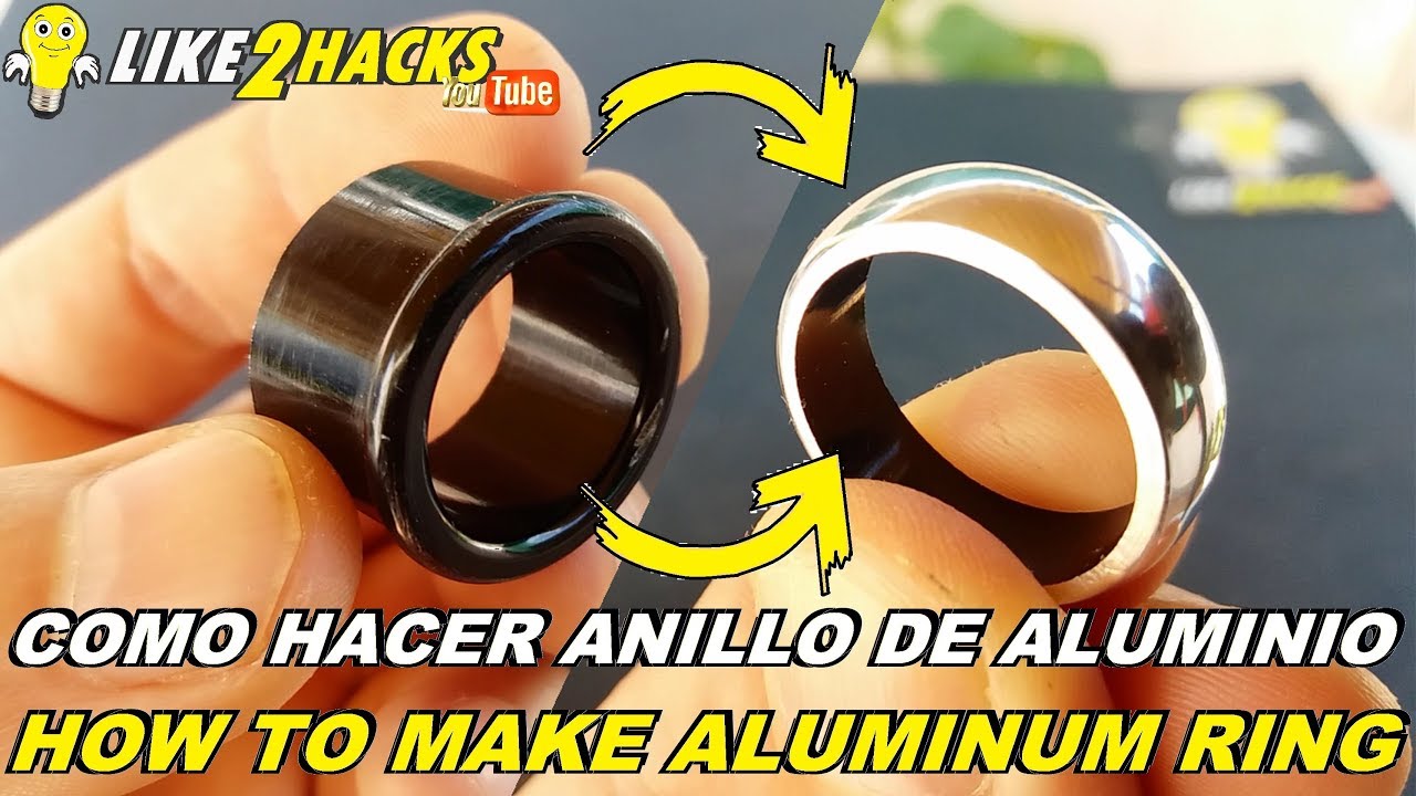 💍 ANILLO DE ALUMINIO COMO HACER 💍 ALUMINUM RING HOW TO MAKE