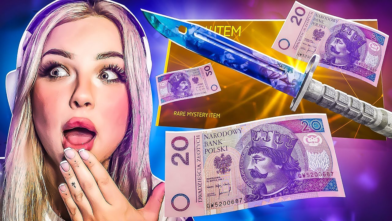 Zrobiłam kose z 20 zł na csgo-skins!? *challenge*