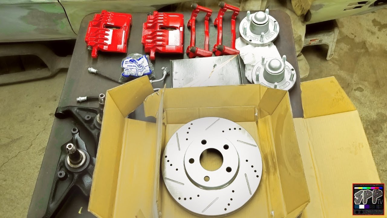 $200 Budget BIG BRAKE UPGRADE! Step by Step Creation + Assembly | Junkyard 5.3 Turbo Build