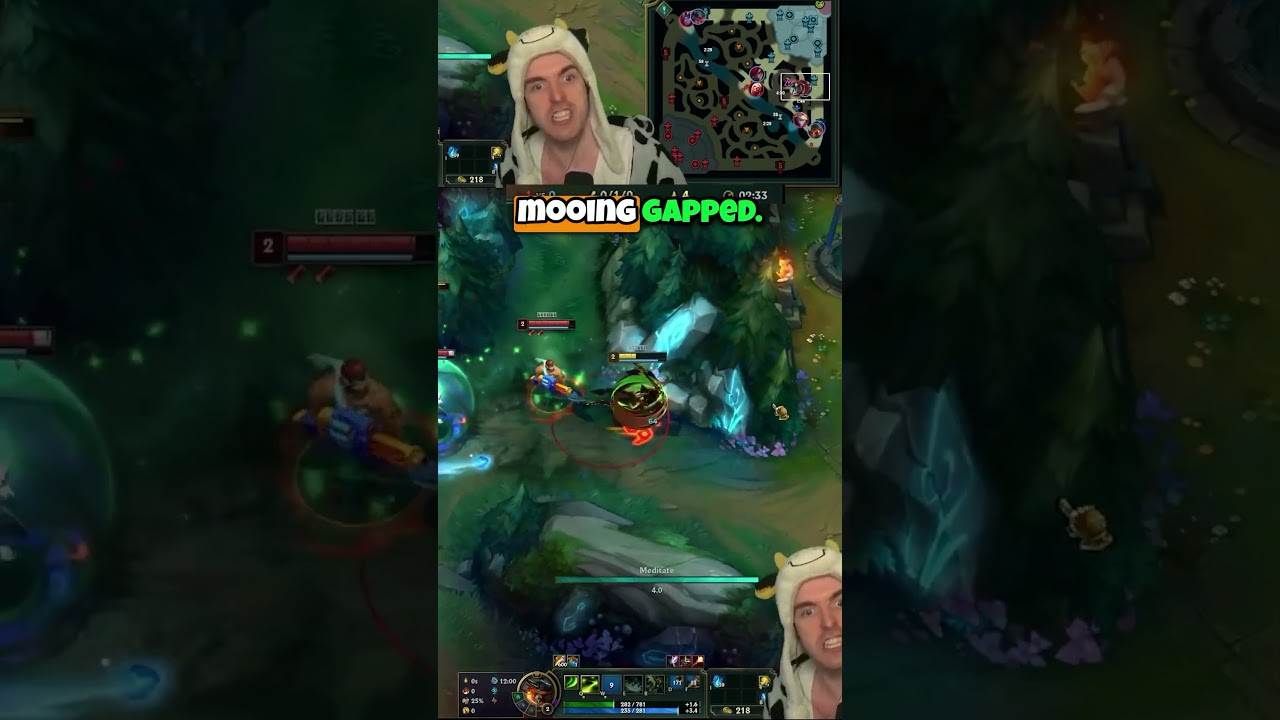 Master Yi player gets mad about team gap...