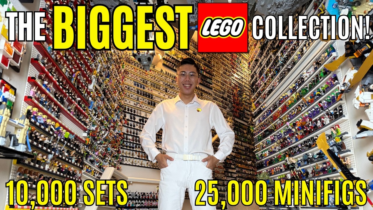World's BIGGEST LEGO Collection Tour: 10,000 Sets, 25,000 Minifigs!