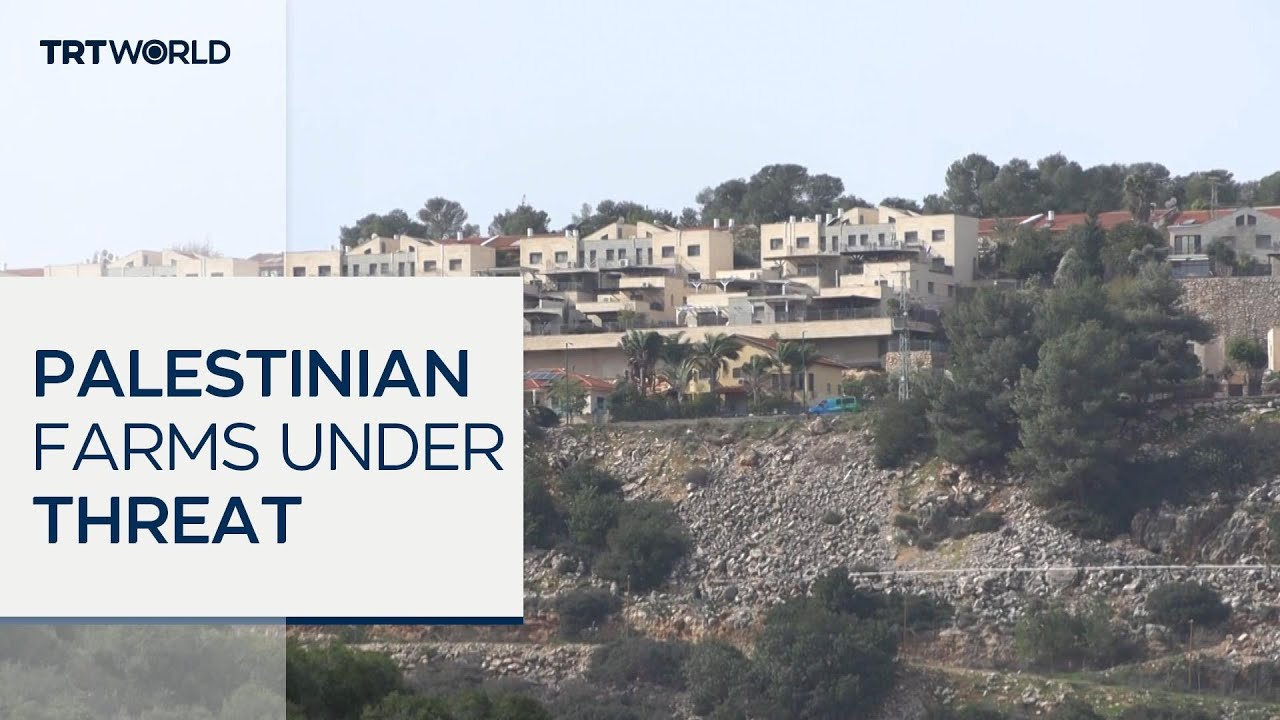 Palestinian farmland under threat by illegal Israeli settlers