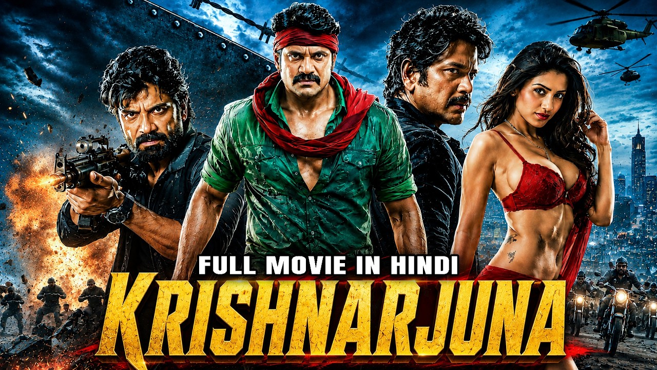 Krishnarjuna | Nagarjuna Action Movie | South Indian Hindi Dubbed Action Movie | Thriller Movie