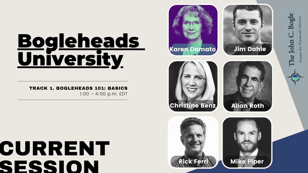 Bogleheads University 101 2023 - Setting Your Asset Allocation  with Christine Benz