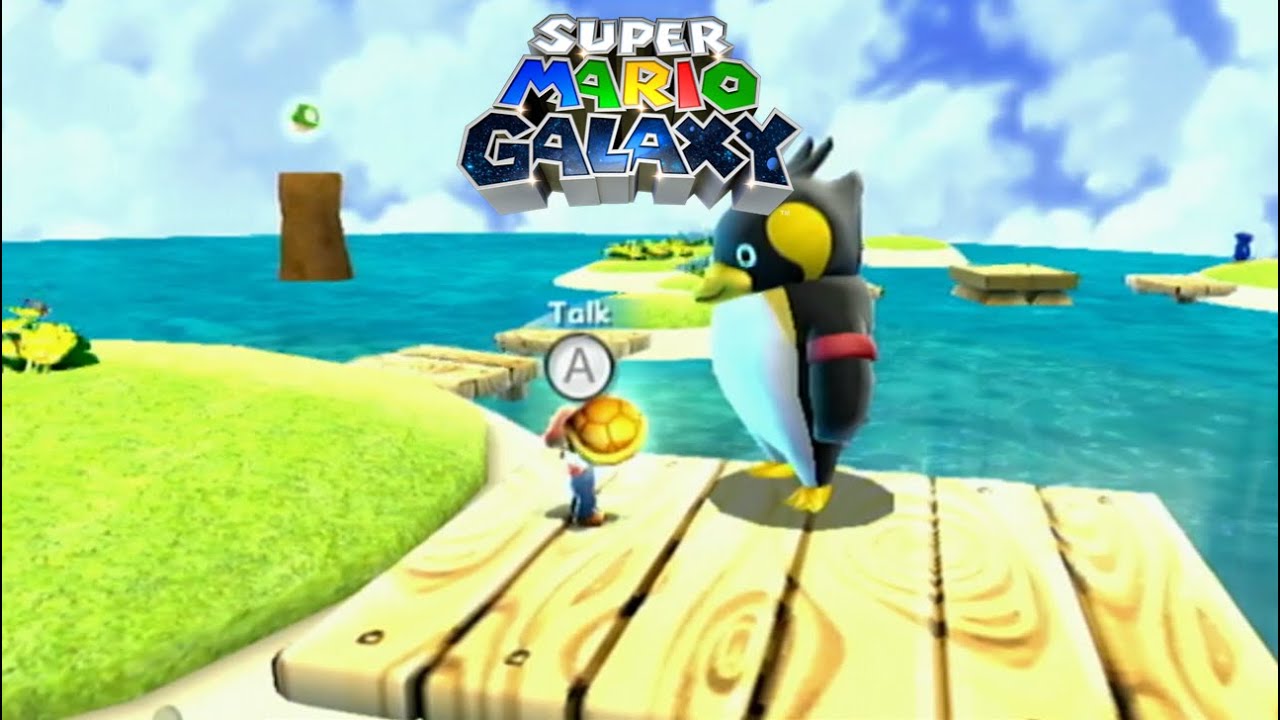 playing mario galaxy for some reason