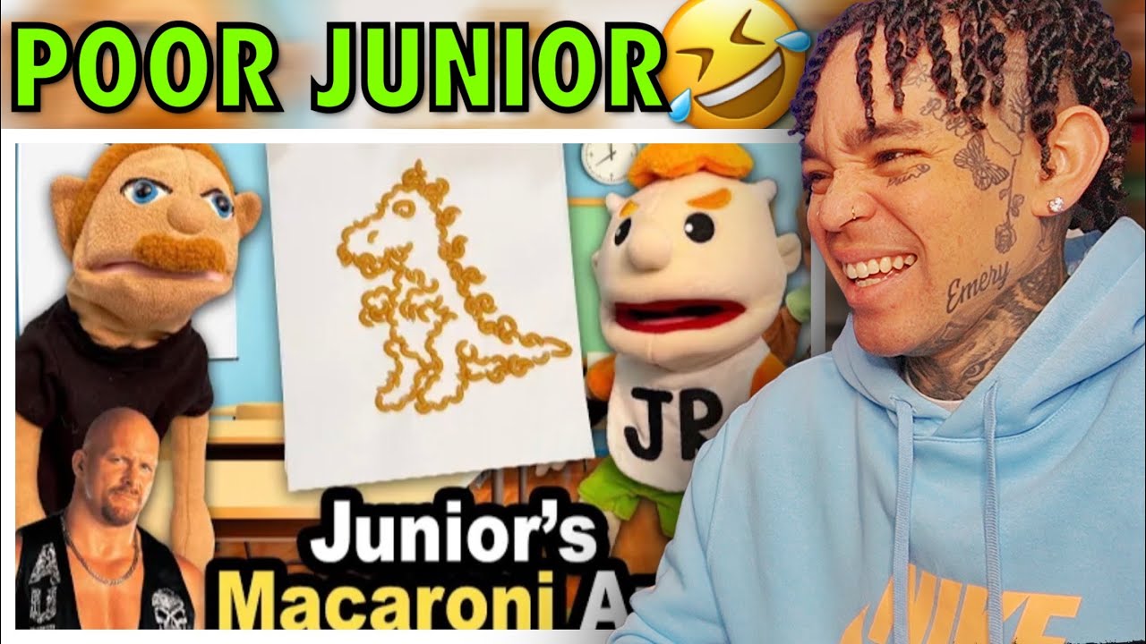 SML Movie: Junior's Macaroni Art! [reaction]