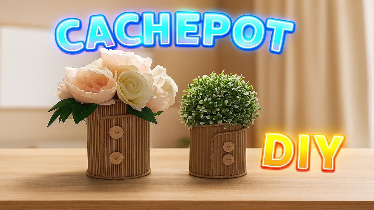 DIY Flower Pot (Cachepot) | Easy HandMade Home Decor Idea