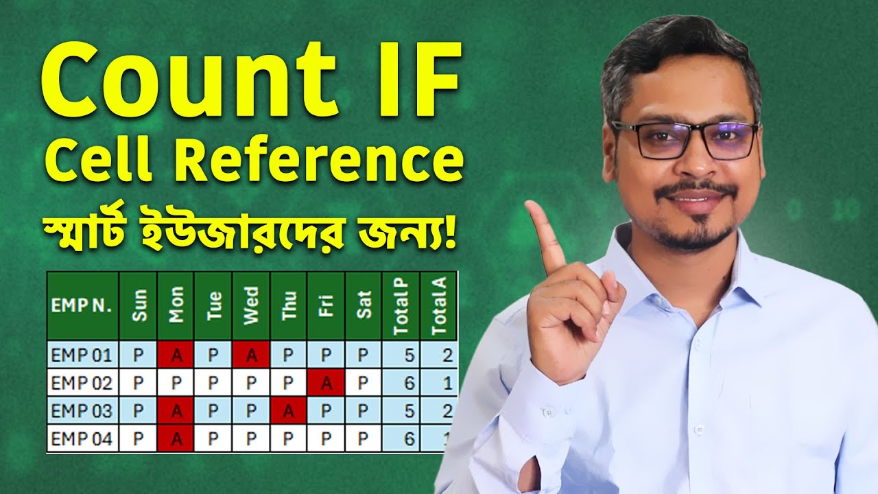 Excel for Smart People 👌 How to Use CountIF with Cell Reference?