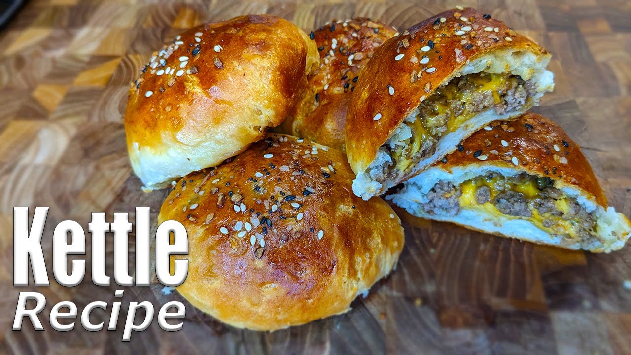 Cheese Burger Bombs Recipe on a Grill 🍔💣