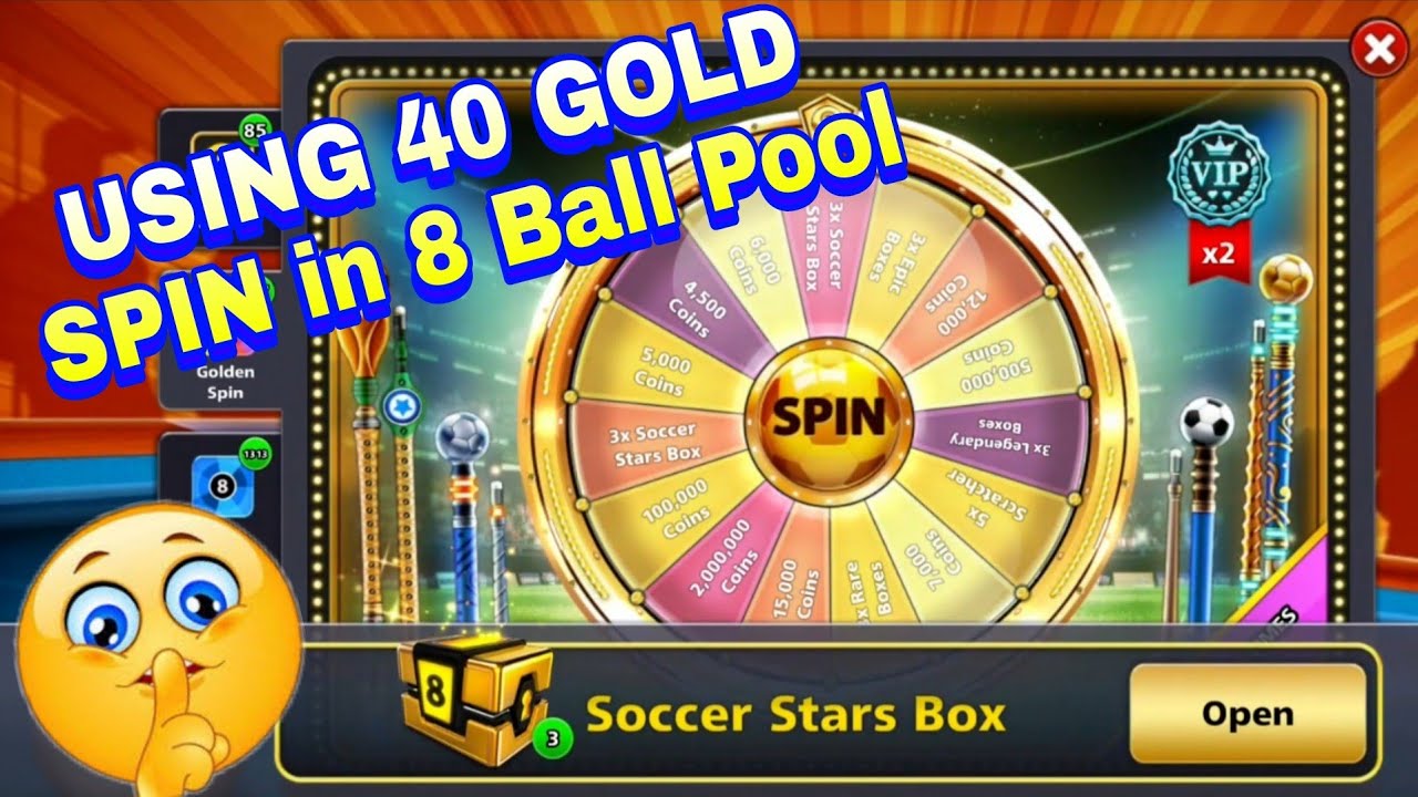 Opening 40 Golden Spin Trying to Get All Football Cues in 8 Ball Pool