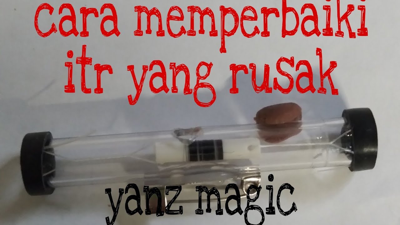 #tutorial itr#cara memperbaiki itr rusak#uang terbang