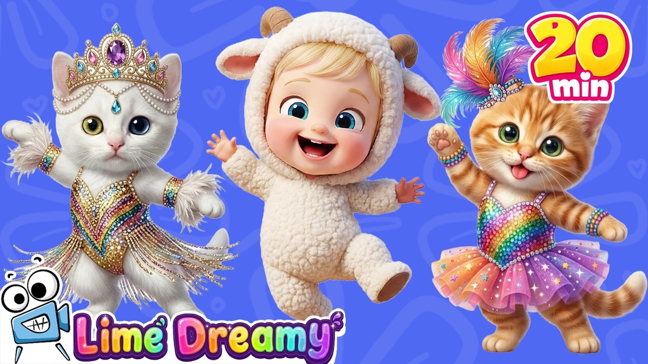Peek-A-Boo Song & Ten Fruit Finger Family! 🍎🖐️ | 20 Mins Learning for Toddlers | Lime Dreamy