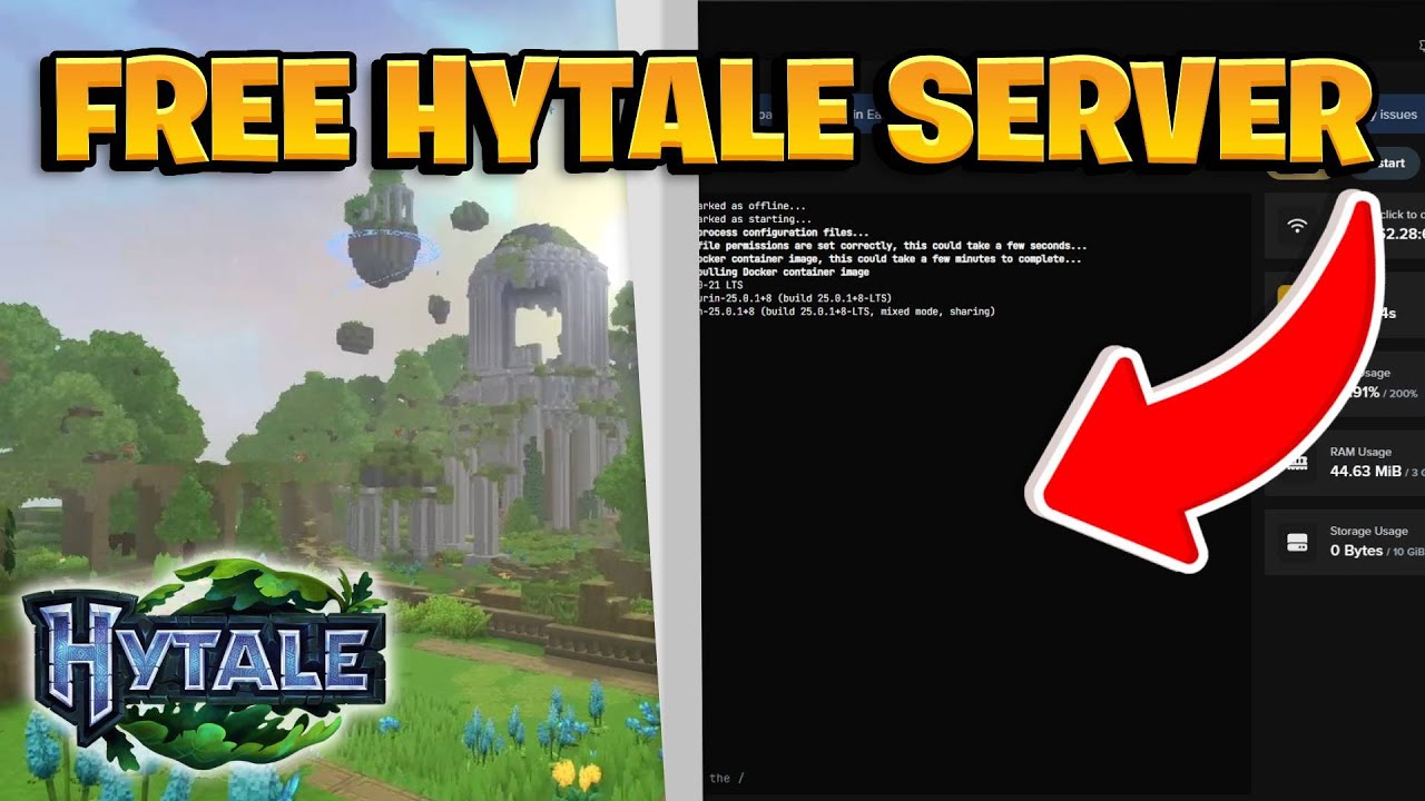 How to Create a FREE Hytale Server!