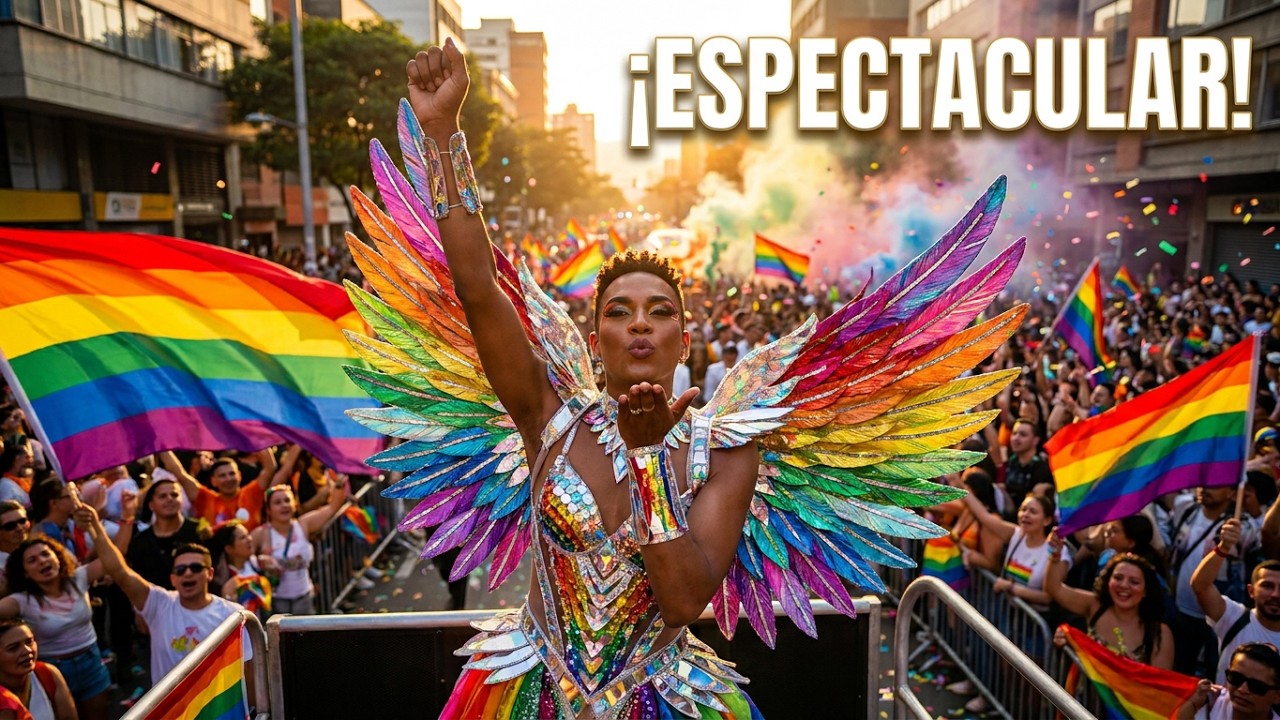 MARCHA DIVERSIDAD SEXUAL MEDELL&Iacute;N: Un espect&aacute;culo de color