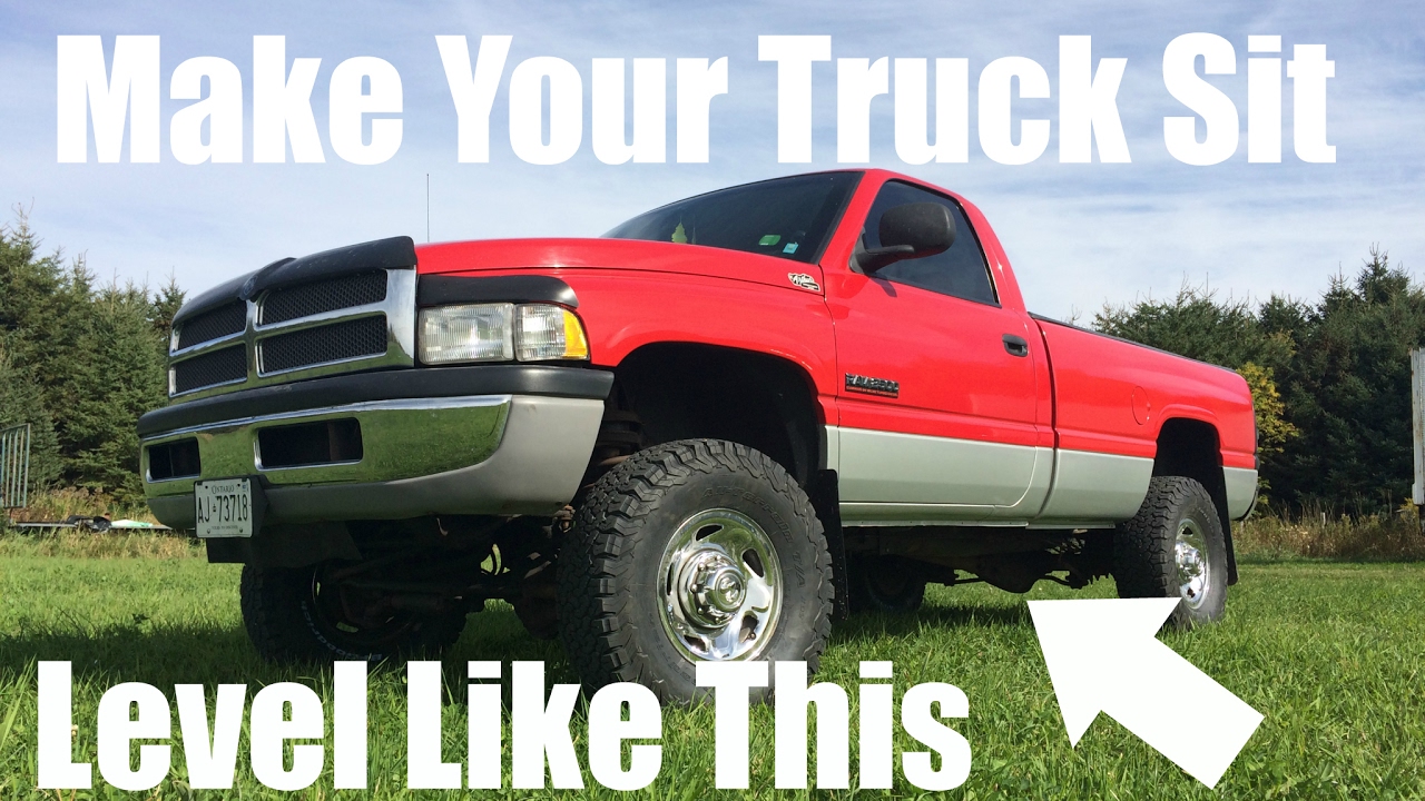 How To Install Coil Spacers/ Leveling Kit In A 2nd Gen Dodge Cummins.