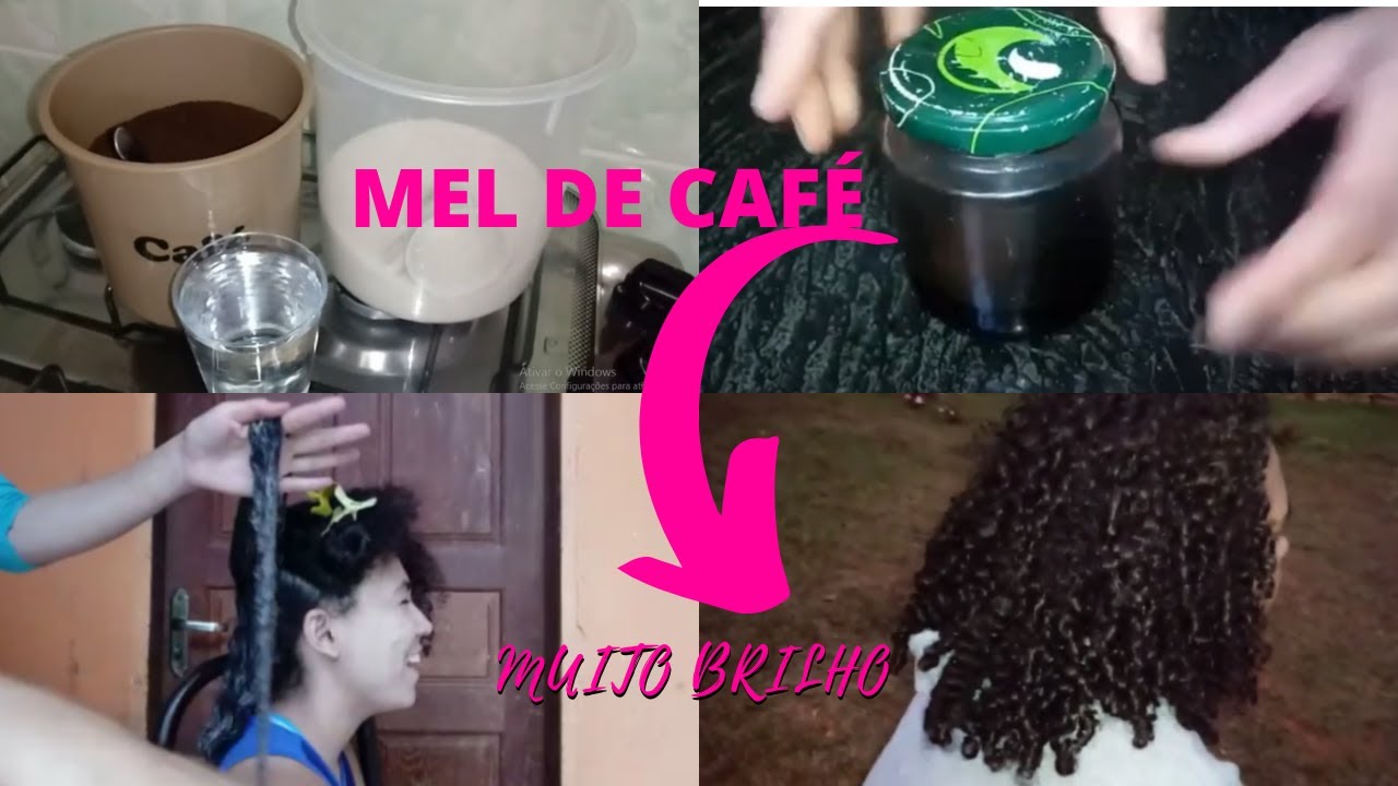 COMO FAZER MEL DE CAFÉ E COMO USAR NO CABELO!