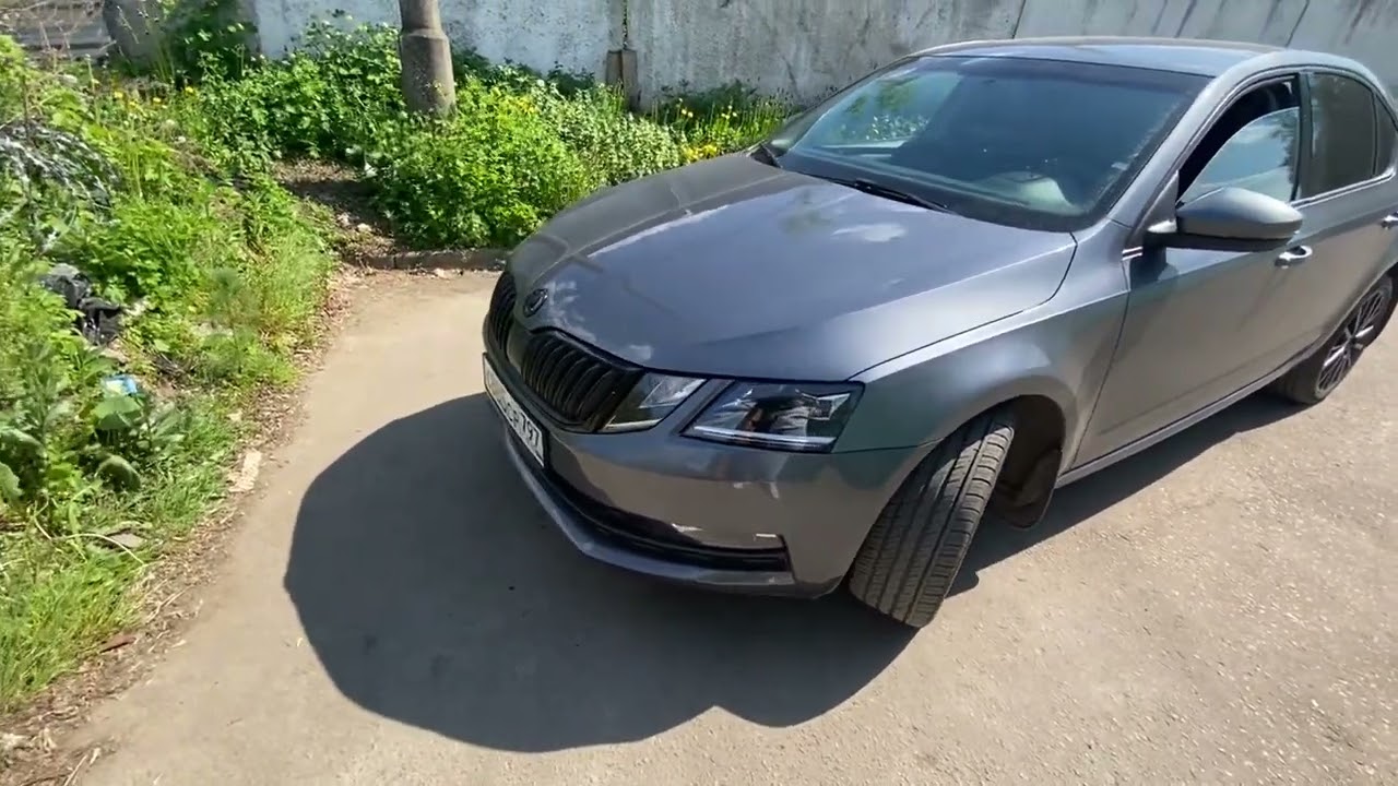 Китайские LED фары Шкода актавия А7 рестайлинг